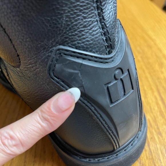 iicon asphalt technologies motorcycle black leather boots Size 11 - Picture 10 of 11